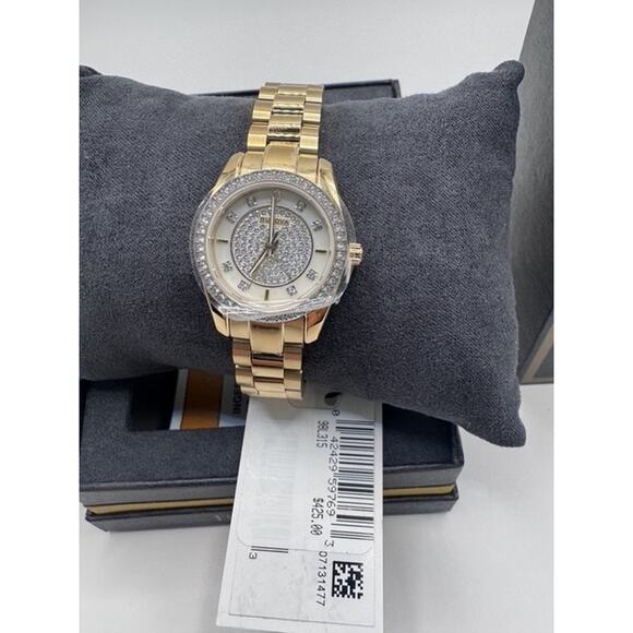 Bulova Classic Gemmed Diamond Stainless Steel Quartz Women\'s Watch - 98L315 main image 4